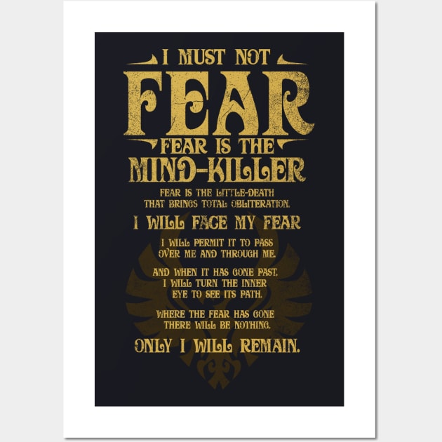 Fear is the Mind Killer Wall Art by Krobilad